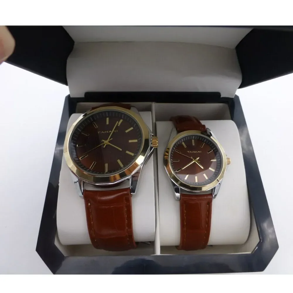 NIB - Tahari His and Her's Matching Watch Set (2 Watches)